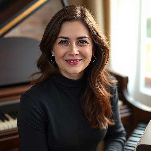 Portrait of Elena Weiss, piano instructor