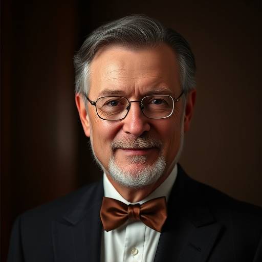 Portrait of Maestro Erich Schmidt, founder of Harmonia Academy